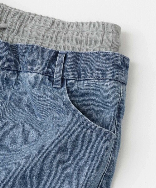 ITEMS URBANRESEARCH（アイテムズ アーバンリサーチ）の「ダブルウエストデニムスカート（デニムスカート・レディース・BLU/BLK・FREE）」の17枚目の写真