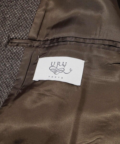 ADAM ET ROPE'(アダムエロペ)の「【URU/ウル】OVER JACKET(テーラードジャケット・メンズ・ダークブラウン・2)」の11枚目の写真