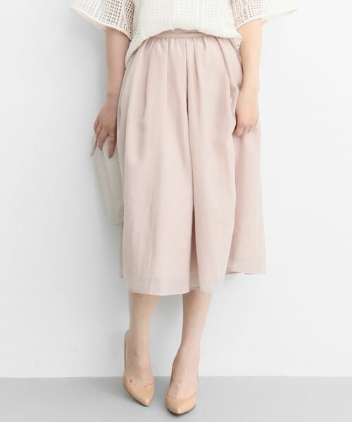 URBAN RESEARCH ROSSO（アーバンリサーチロッソ）の「タックギャザーキュロット（その他パンツ・レディース・WHITE/P/BEIGE/NAVY・36/38）」の8枚目の写真