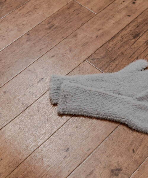 SMELLY（スメリー）の「シャギーニットロンググローブ（ベルト・レディース・L.GRY/WHT/L.BLU・-）」の16枚目の写真