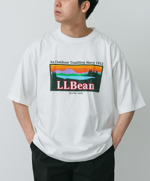 URBAN RESEARCH DOORS(アーバンリサーチドアーズ)の「L.L.Bean JAPAN EDITION SHORT-SLEEVE KATAHDIN LOGO T-SHIRTS(Tシャツ/カットソー・メンズ・OFF WHITE/BIRCH/LEMON/LIME/CHARCOAL・M/L/XL)」の6枚目の写真