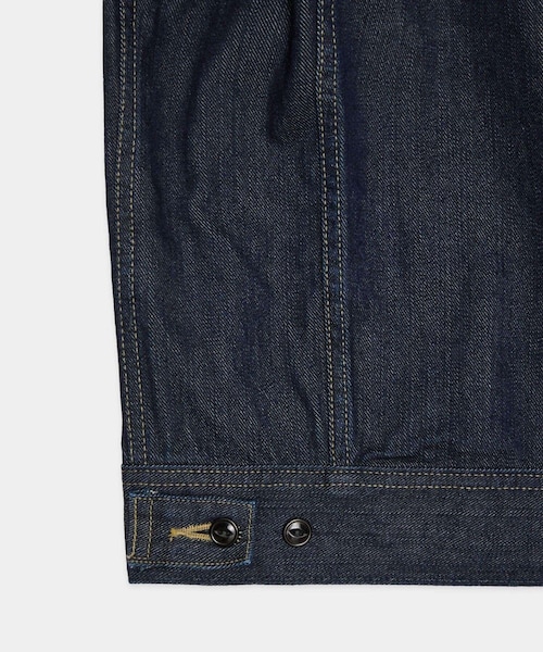 ADAM ET ROPE'(アダムエロペ)の「《別注》【Lee×MARKAWARE/リー×マーカウェア】EX101 SP DENIM JACKET(デニムジャケット・メンズ・ネイビー・L/M/S/XL)」の19枚目の写真