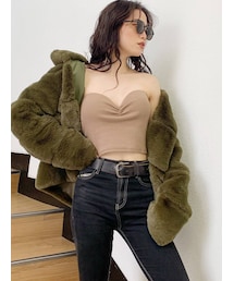 GYDA | リブベアビスチェ(キャミソール)