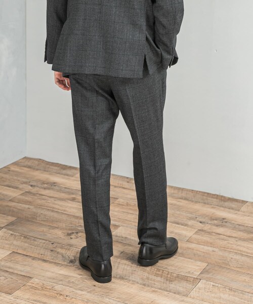 URBAN RESEARCH DOORS（アーバンリサーチドアーズ）の「LIFE STYLE TAILOR　フラノパンツ（スラックス・メンズ・GRAY-CH/BROWN・44/46/48/50）」の5枚目の写真