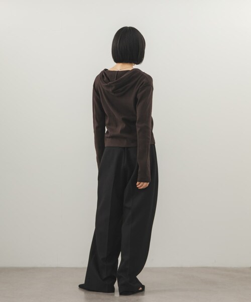 KBF（ケイビーエフ）の「ランダムRIBフーディー（パーカー・レディース・OFF/BROWN/RED・One）」の20枚目の写真