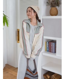 Ungrid | カラーブロッキングナイロンブルゾン(ブルゾン)