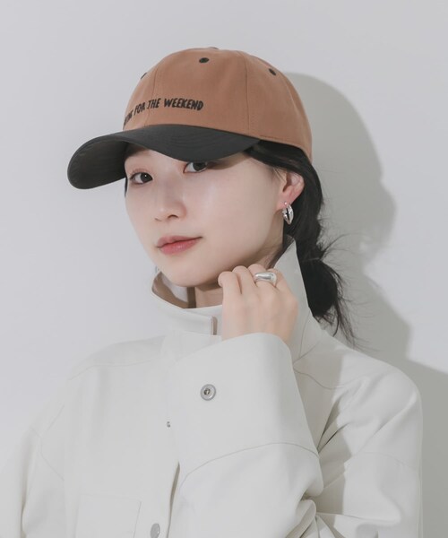 SMELLY（スメリー）の「weekendバイカラーキャップ（キャップ・レディース・IVO/BLU/BRN/CGY/NVY/BEG・-）」の15枚目の写真