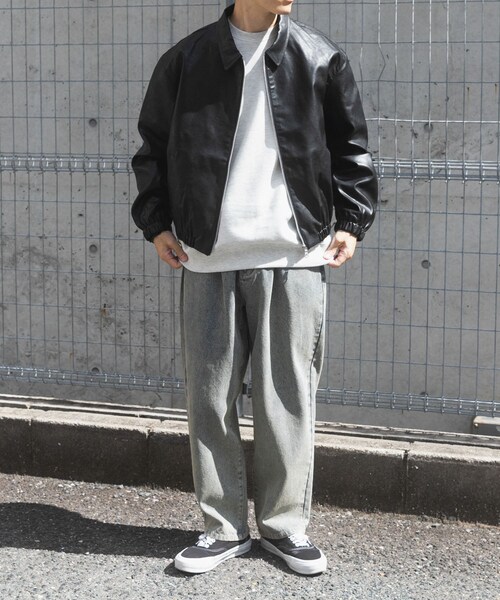 ITEMS URBANRESEARCH（アイテムズ アーバンリサーチ）の「Dusty Wide Tapered Jeans（その他パンツ・メンズ・SAND/OCEAN/STONE・M/L）」の21枚目の写真