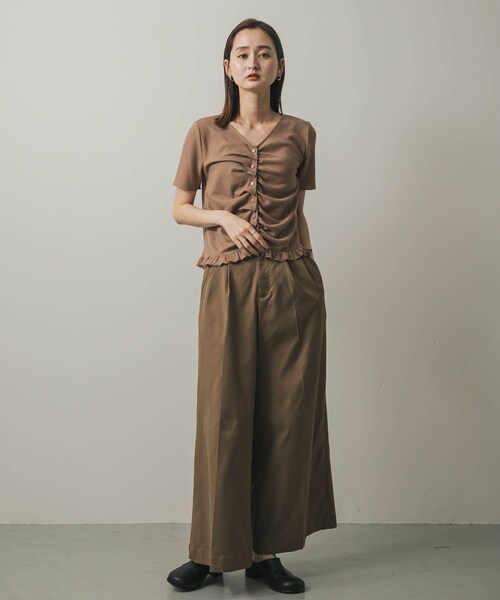 SENSE OF PLACE by URBAN RESEARCH（センスオブプレイスバイアーバンリサーチ）の「ワイドトゥヒールスリッポン（その他シューズ・レディース・BLACK/BROWN・S/M/L）」の20枚目の写真