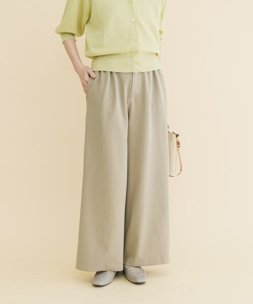 ITEMS URBANRESEARCH（アイテムズ アーバンリサーチ）の「ワイドイージーパンツ（その他パンツ・レディース・BEG/BRN/BRD・Free）」の16枚目の写真