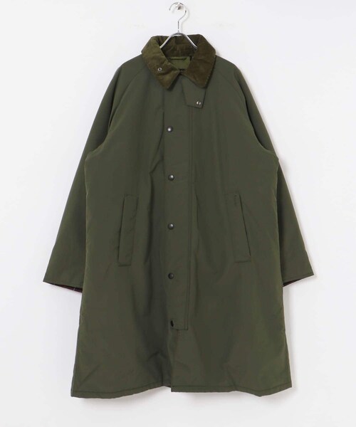 URBAN RESEARCH（アーバンリサーチ）の「Barbour　EXMOOR CASUAL COAT（ステンカラーコート・メンズ・BLACK/OLIVE・36/38/40/42）」の20枚目の写真
