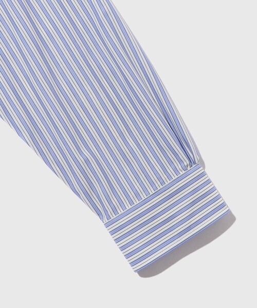 ADAM ET ROPE'(アダムエロペ)の「【KANEMASA PHIL./カネマサフィル】46G Stripe Modest Shirt(シャツ/ブラウス・メンズ・ブルー系・L/M)」の20枚目の写真