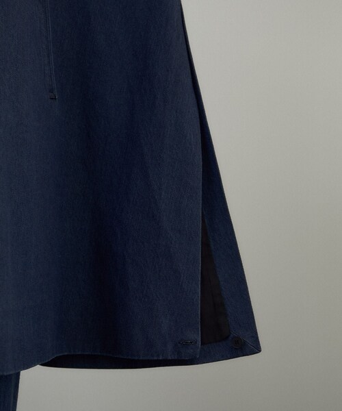 ADAM ET ROPE'(アダムエロペ)の「デニムテントシルエットステンカラーコート(ステンカラーコート・レディース・ネイビー系・F)」の20枚目の写真