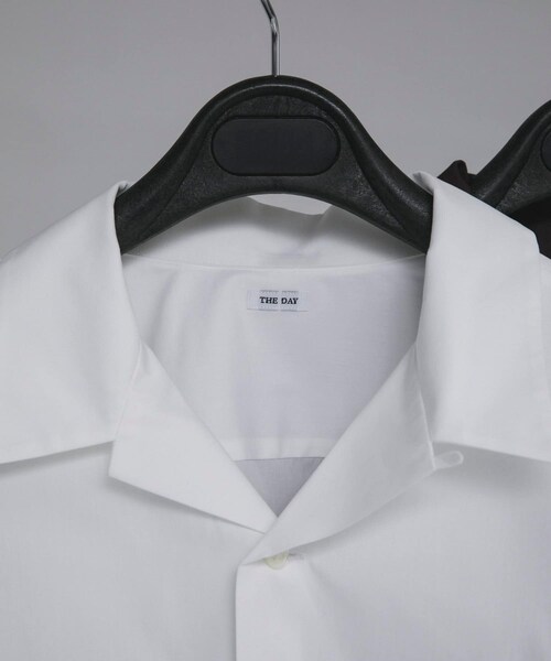URBAN RESEARCH（アーバンリサーチ）の「THE DAY　OPEN COLLAR SHIRT（シャツ/ブラウス・メンズ・BLACK/BROWN/WHITE・1/2）」の11枚目の写真
