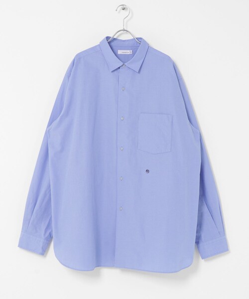 EKAL（エカル）の「nanamica　Regular Collar Wind Shirts（シャツ/ブラウス・メンズ・Sax/Gray・M/L/XL）」の15枚目の写真