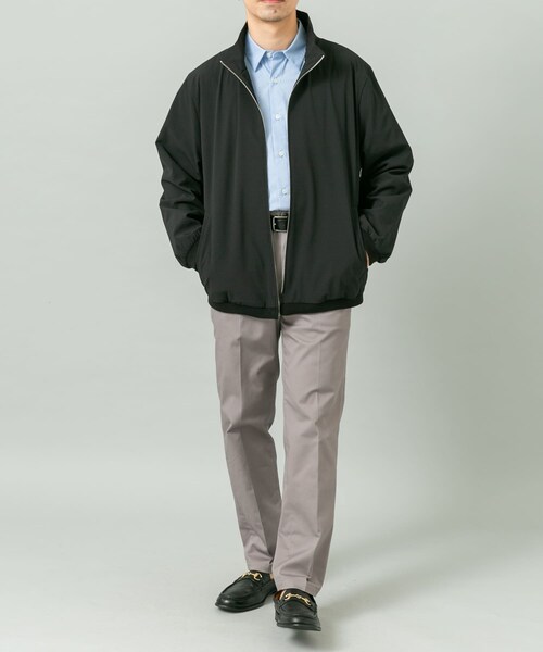 URBAN RESEARCH ROSSO（アーバンリサーチロッソ）の「『WEB限定』『吸水 / 速乾』Air Stretch スタンドブルゾン（ブルゾン・メンズ・CHARCOAL/NAVY/BLACK/BROWN・M/L）」の21枚目の写真