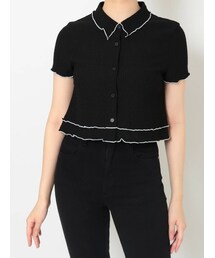 MURUA | シャーリングミニトップス(シャツ/ブラウス)