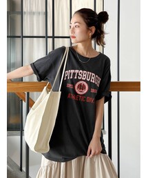 Ungrid | カレッジロゴビッグTee(Tシャツ/カットソー)