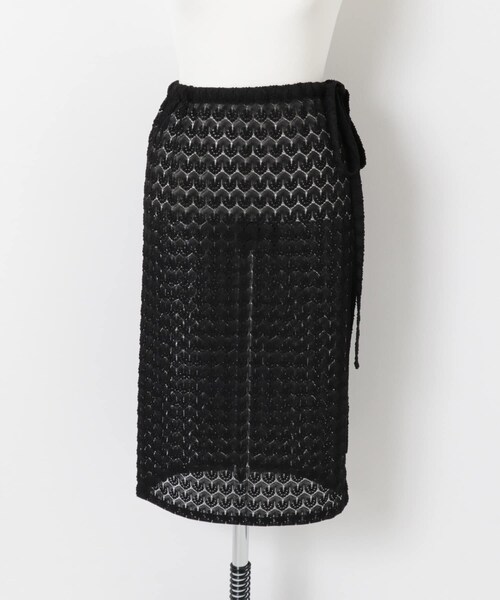 SMELLY（スメリー）の「レイヤードラップスカート（スカート・レディース・BLK/IVO・-）」の19枚目の写真