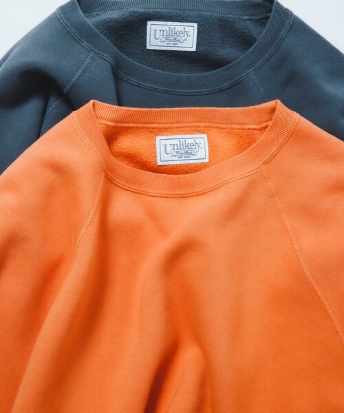 URBAN RESEARCH（アーバンリサーチ）の「Unlikely　Raglan Sleeve Crew（スウェット・メンズ・Black/Orange・M/L/XL）」の14枚目の写真
