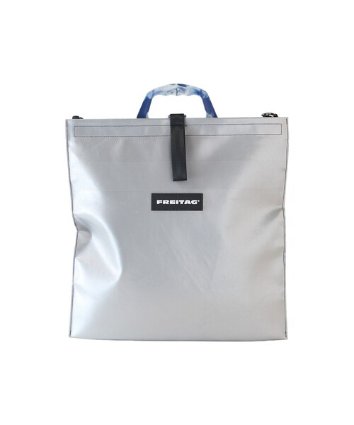 bonjour records(ボンジュールレコーズ)の「FREITAG/フライターグ COOL BAG(トートバッグ・レディース・ブラック/ブラック系/スミクロ/チャコール/グレー/グレー系・F)」の6枚目の写真
