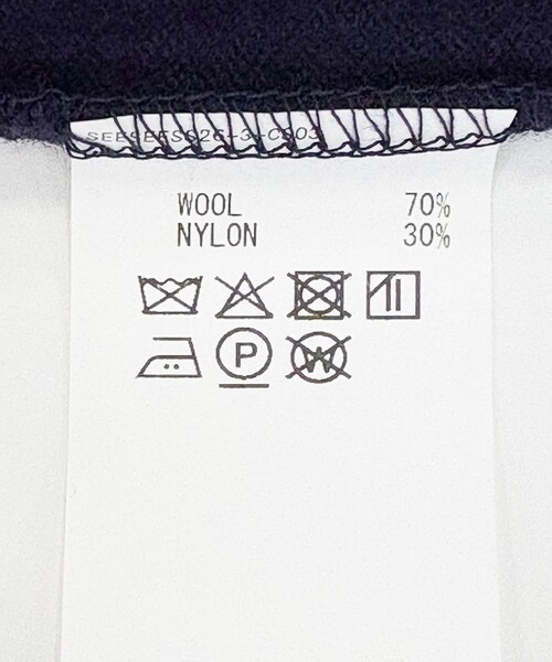 URBAN RESEARCH（アーバンリサーチ）の「SEE SEE　LS POLO (KNIT SEW)（ニット/セーター・メンズ・BLACK/NAVY・M/L/XL/XXL）」の19枚目の写真