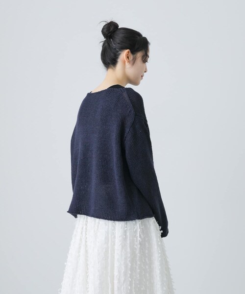 トップス YLEVE European Linen Silk Knit Pullover YLEVE EUROPEAN LINEN SILK PULLOVER