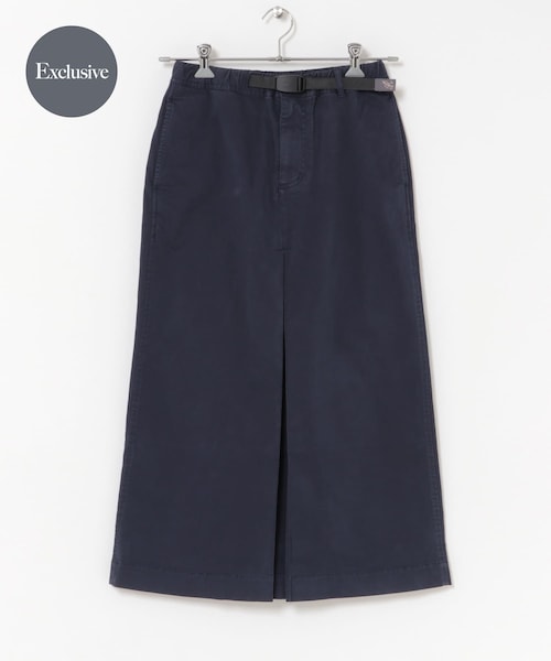 URBAN RESEARCH DOORS（アーバンリサーチドアーズ）の「『別注』Gramicci for DOORS　ONE BOX PLEATS SKIRT（スカート・レディース・SAND/NAVY/GRAY・M）」の3枚目の写真