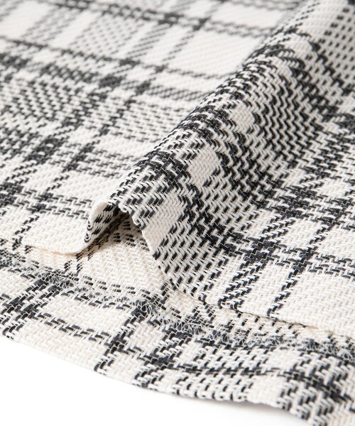 ROPE'（ロペ）の「ギマチェックギャザーフレアスカート（スカート・レディース・ブラック・36/38）」の11枚目の写真