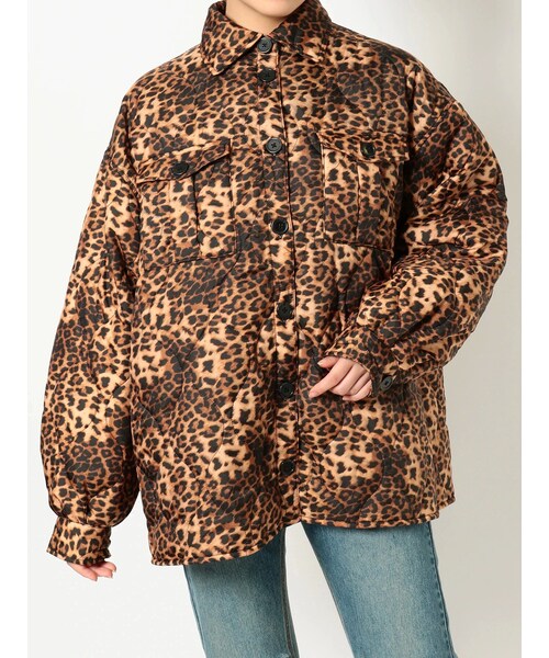 jouetie（ジュエティ）の「キルティングオーバージャケット（テーラードジャケット・レディース・ミックス/パープル/ブラウン/アイスブルー/ブラック/カーキ/ダークミックス/ネイビー・M）」の8枚目の写真