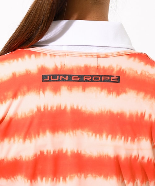 ROPE'(ロペ)の「【UV】【吸水速乾】タイダイボーダー長袖ボレロ(その他トップス・レディース・ブラック/ネイビー/オレンジ・F)」の17枚目の写真