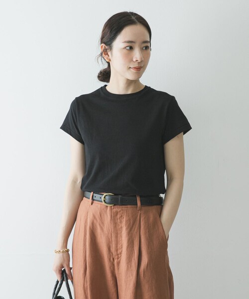 URBAN RESEARCH（アーバンリサーチ）の「HANES　2P クルーネックTシャツ（Tシャツ/カットソー・レディース・BEG/WHT/ASSORT・M）」の18枚目の写真