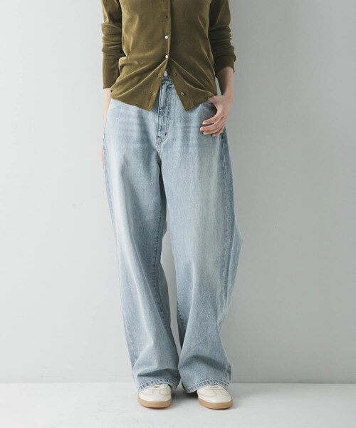 URBAN RESEARCH(アーバンリサーチ)の「『別注』PICCADILLY×URBAN RESEARCH デニムストレートパンツ(デニムパンツ・レディース・LT GRAY/LT INDIGO・36/38/40)」の20枚目の写真