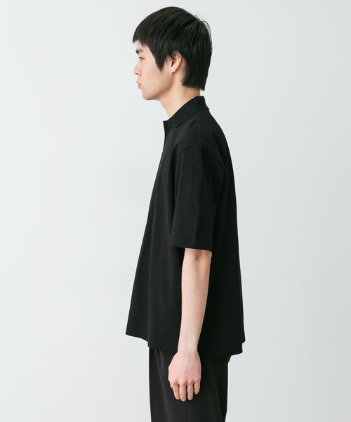 URBAN RESEARCH DOORS(アーバンリサーチドアーズ)の「marka ONE BUTTON T-SHIRTS SHORT-SLEEVE(ポロシャツ・メンズ・B.BORDER/BLACK・1/2)」の11枚目の写真