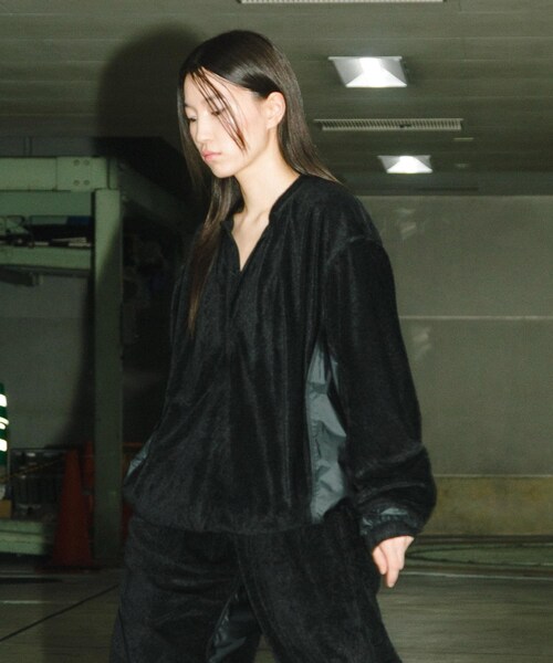 URBAN RESEARCH(アーバンリサーチ)の「『別注』BROOXON×URBS U.P.S. AIRLITE WARM SWEAT SHIRTS(スウェット・メンズ・BLACK・M/L/XL)」の15枚目の写真