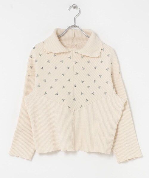 THE GOODLAND MARKET（ザグッドランドマーケット）の「77circa　v shape cutback rib top（ニット/セーター・レディース・PURPLE1/PURPLE2/PURPLE3・one）」の9枚目の写真