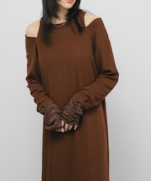 KBF | ショルダーカットワンピース(ワンピース)