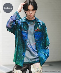 SENSE OF PLACE by URBAN RESEARCH | 『別注』The Met×SENSE OF PLACE ショートスリーブ シャツ(モネ)(シャツ/ブラウス)