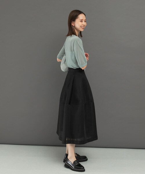 URBAN RESEARCH ROSSO（アーバンリサーチロッソ）の「シアーベロアTシャツ（Tシャツ/カットソー・レディース・MINT/GREIGE/CORAL・FREE）」の22枚目の写真