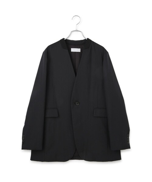 ADAM ET ROPE'（アダムエロペ）の「LIMONTAノーカラーダウンジャケット（ダウンジャケット/コート・レディース・ブラック/カーキ・F）」の19枚目の写真