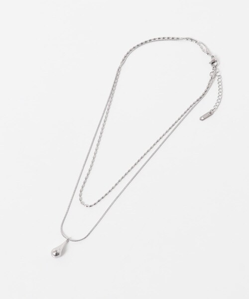 URBAN RESEARCH Sonny Label（アーバンリサーチサニーレーベル）の「ステンレス二連ドロップネックレス（ネックレス・レディース・シルバー/ゴールド・One）」の7枚目の写真