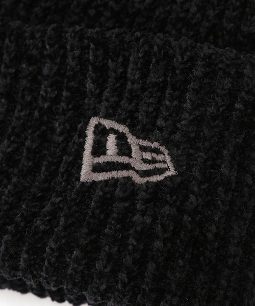 ROPE' PICNIC（ロペピクニック）の「【NEW ERA(R)/ニューエラ別注】MOLE YARN KNIT BEANIE（ニットキャップ/ビーニー・レディース・ブラック/オフホワイト/ラベンダー系・F）」の16枚目の写真