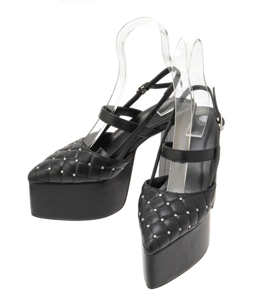 GYDA（ジェイダ）の「bijou quiltingパンプス（パンプス・レディース・オフホワイト/ブラック・S/M/L）」の15枚目の写真