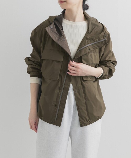 URBAN RESEARCH DOORS(アーバンリサーチドアーズ)の「『別注』Snow Peak Apparel×DOORS U.L.DOUBLEWEAVEPARKER(テーラードジャケット・レディース・PINK/BROWN/IVORY・One)」の15枚目の写真