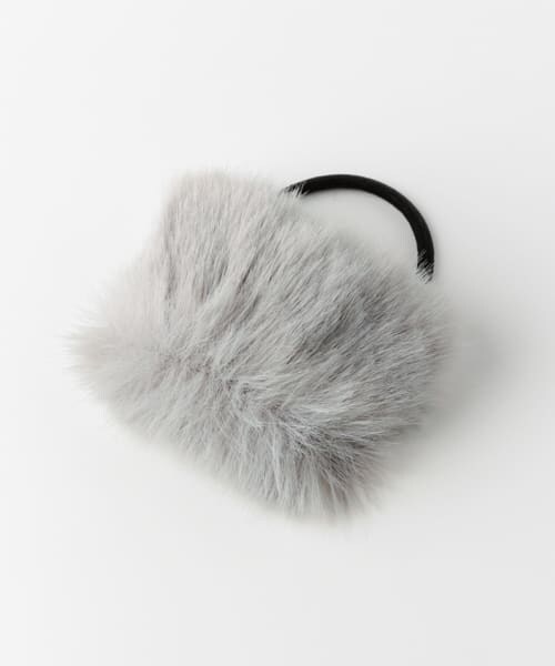 SENSE OF PLACE by URBAN RESEARCH(センスオブプレイスバイアーバンリサーチ)の「カラーフェイクファーヘアゴム(その他ヘアアクセサリー・レディース・ORANGE/BLUE/GRAY・-)」の1枚目の写真