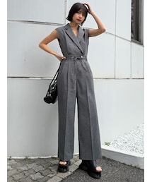 MURUA | メッシュロンパース(つなぎ/オールインワン)