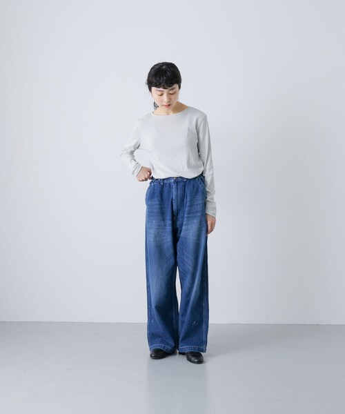 かぐれ（カグレ）の「ordinary fits　BELL PANTS（デニムパンツ・レディース・USED・28/30）」の3枚目の写真