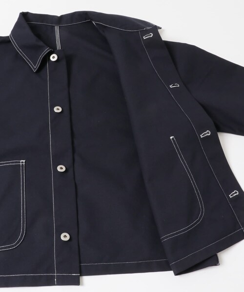 URBAN RESEARCH DOORS（アーバンリサーチドアーズ）の「FORK&SPOON　PEダックジャケット（カバーオール・レディース・NAVY/IVORY・1）」の21枚目の写真
