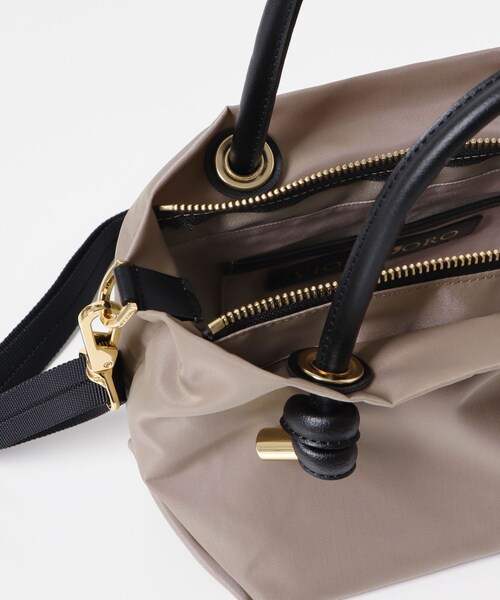 URBAN RESEARCH ROSSO（アーバンリサーチロッソ）の「VIOLA d’ORO　BIANCA　XS（トートバッグ・レディース・BLKBLK/TAUPEBLK/BLKTAUPE/DENIMDENIM/ICEGRAY・XS）」の19枚目の写真