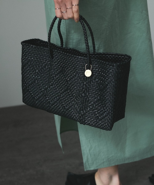 エトレトウキョウ⭐︎新品未使用⭐︎ラフィアバッグ　ブラック オンラインファッション - etretokyo ラフィアバッグ 未使用